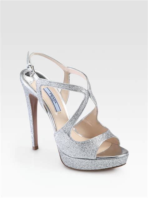 prada glitter shoes